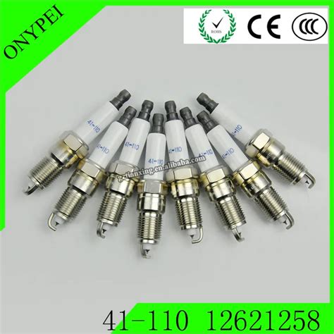 8 Pcs 41 110 12621258 Iridium Spark Plug For Cadillac Chevrolet Gmc