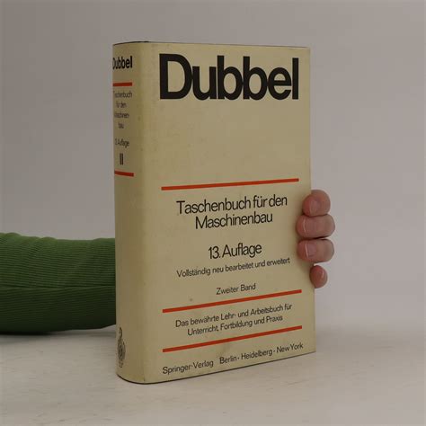 Dubbel Taschenbuch F R Den Maschinenbau Kolektiv Knihobot Sk