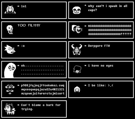 Undertale Dialogue Generator