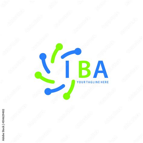 IBA logo design initial creative letter logo. IBA unique letter logo ...