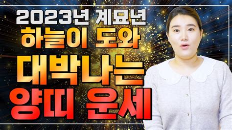 🌟2023년 대박나는띠🌟 계묘년에 금전재물 대박나는 양띠운세 천운이 왔네요~ 55년생 67년생 79년생 91년생 68세