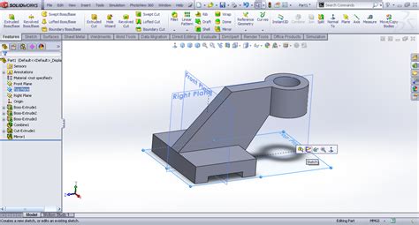 Tutorial Using Combine Feature To Create Part In Solidworks