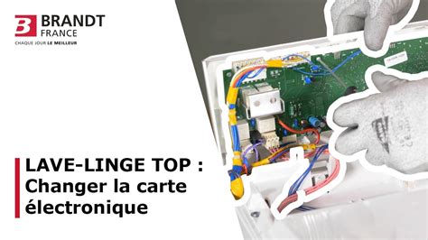 Comment Changer La Carte Lectronique Dun Lave Linge Top Youtube