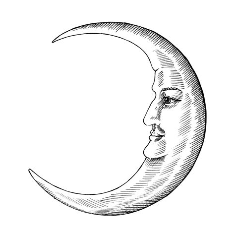 Medieval Moon Face