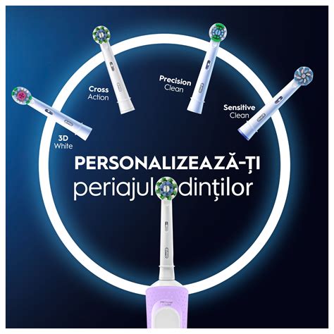 Set Cadou Periuta De Dinti Electrica Oral B Vitality Pro Curatare D