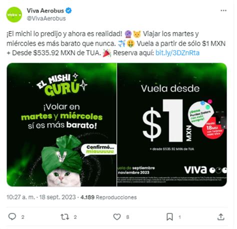 Boletos a 1 peso con Viva Aerobús para viajar durante septiembre y