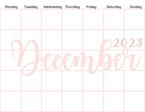 Blank Calendar, Printable Calendar, Editable Calendar, Calendar ...