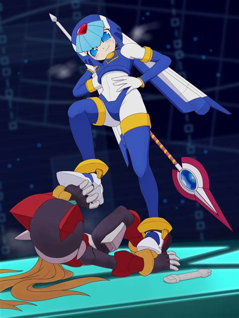 Megaman Zero Mega Man Dive Fairy Leviathan 圧倒するレヴィアタン Pixiv