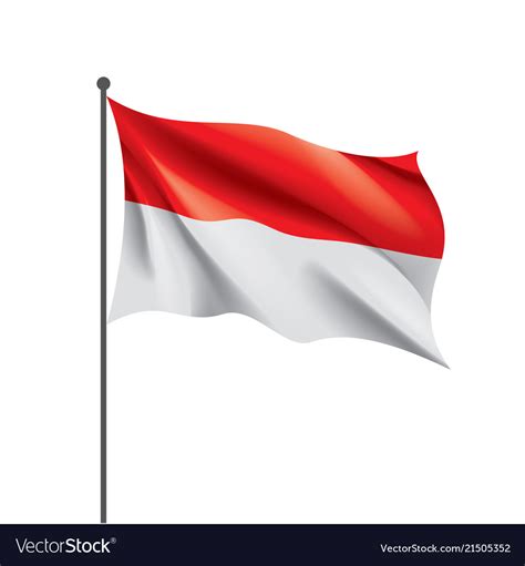 Indonesia flag Royalty Free Vector Image - VectorStock