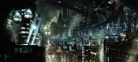 Futuristic city Matte painting by artist Jaime Jasso : r ...