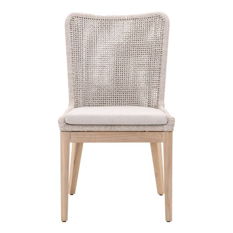 Mesh Outdoor Dining Chair Set Of 2 Paynes Gray