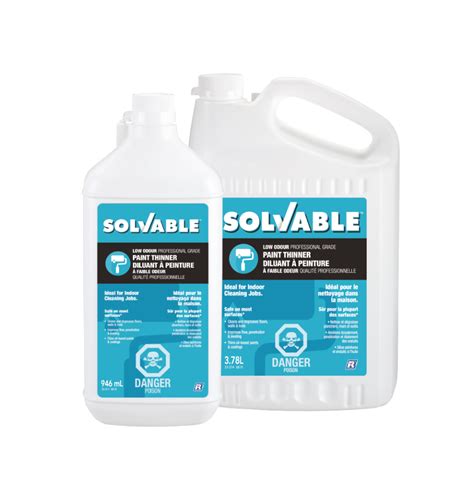 Diluant Peinture Faible Odeur Made In Canada Solvable