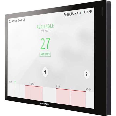 Crestron 7 In Wall Mount Touch Screen Black Smooth Tsw 770 B S