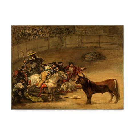 Trademark Fine Art 'Bullfight' Canvas Art by Goya - Walmart.com