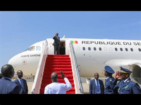 En Direct Ceremonie Reception De L Avion A D Air Senegal Youtube