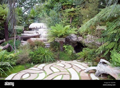 The Grounds At Huka Lodge Taupo New Zealand Stock Photo Alamy