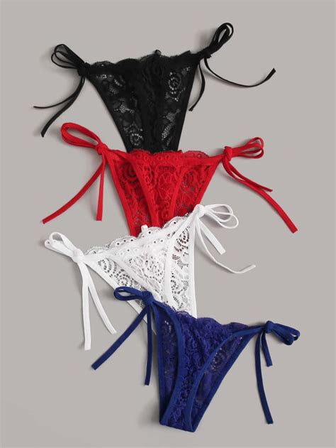 Is That The New 4pack Floral Lace Panty Set Romwe Usa