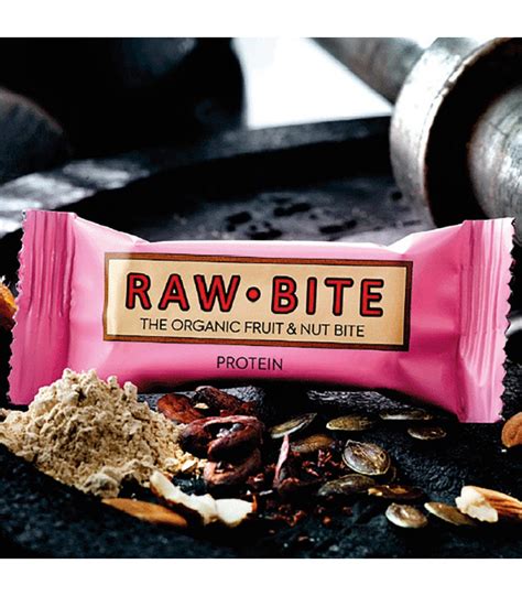 RAWBITE barrita energética saludable de proteína vegetal Mundorganic