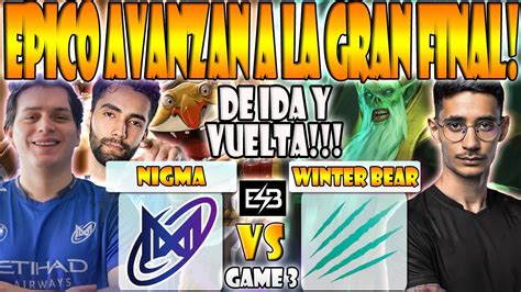 NIGMA VS WINTER BEAR BO3 GAME 3 SEMIFINAL MATTHEW MIRACLE VS MIKEY