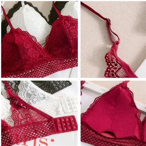 Бюстгальтер женский кружевной с глубоким V-образным вырезом и ...