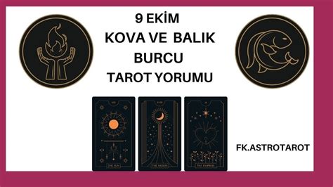 Kova Ve Balik Burcu Ek M Haftasi Tarot Yorumu Fk Astrotarot Youtube