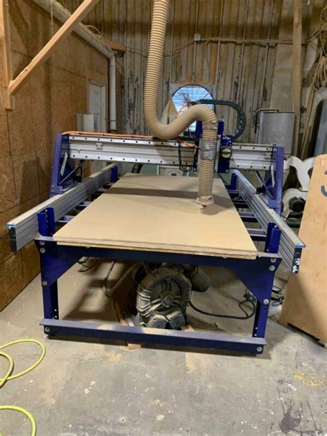 4 X8 ShopBot PRT ALPHA CNC Router 2011 Dust Collector Revelation