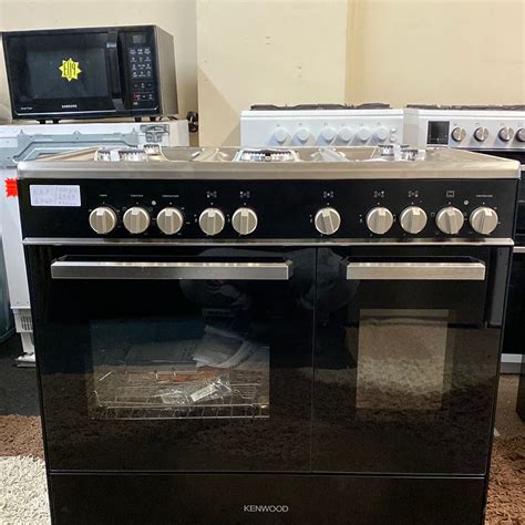 Kenwood Ck Cm Dual Fuel Range Cooker Black Chrome Shop At