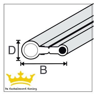 Gevlochten Metalen Dubbel Kachelkoord Dekachelkoordkoning