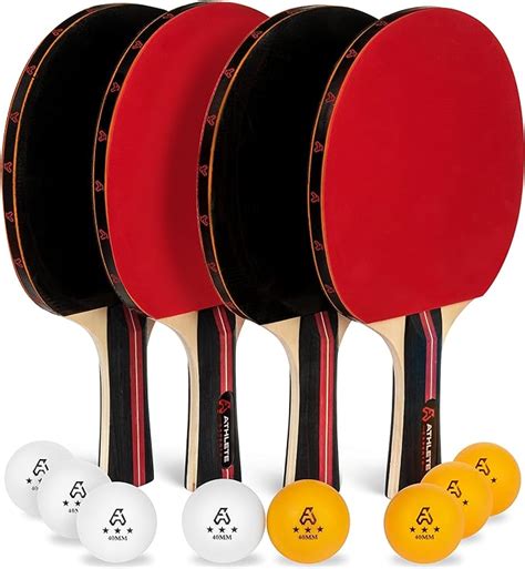 Amazon Ping Pong Paddle Set Of 4 Pro Wood Ping Pong Paddles And