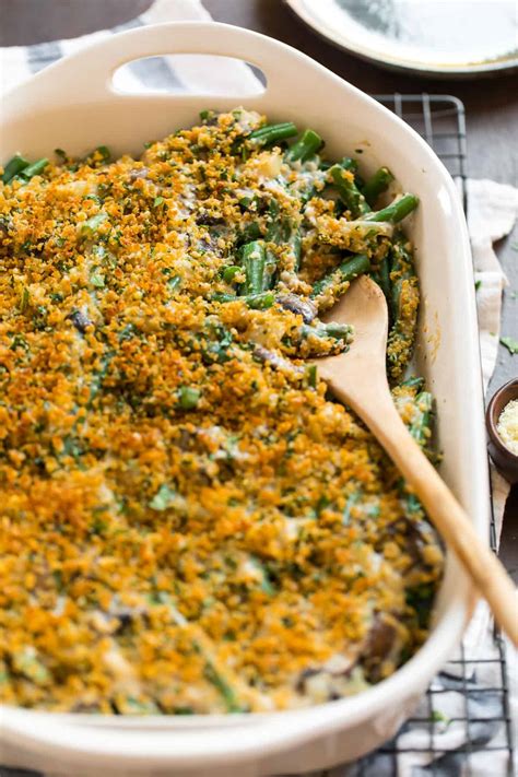 Healthy Green Bean Casserole