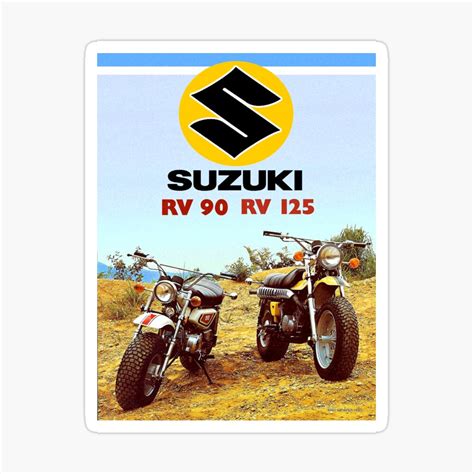 Suzuki Rv Reproduction Decal Set Rv Motorcycle Decals