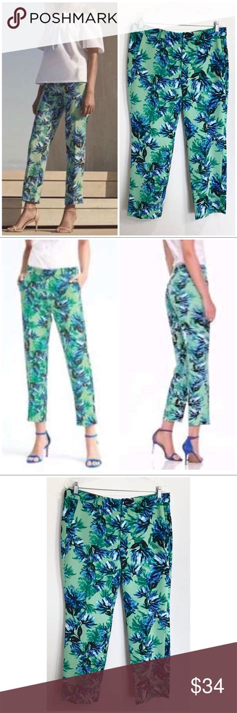 Banana Republic Printed Avery Floral Ankle Pants Fashion Clothes Design Ankle Pants