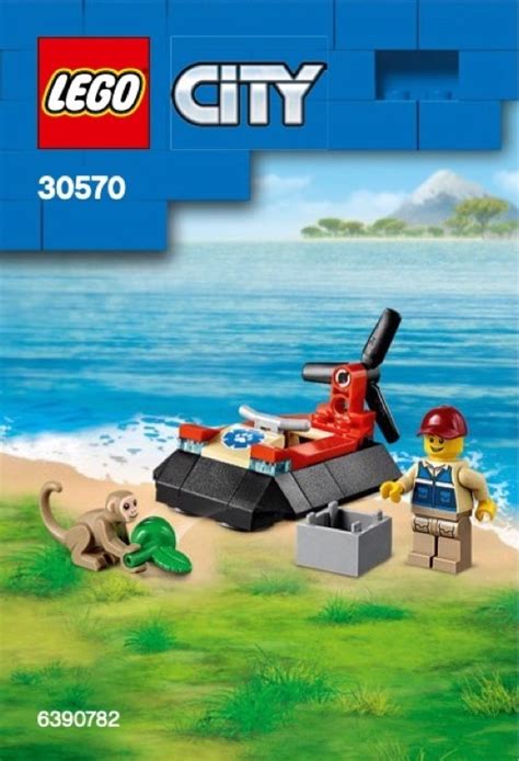 LEGO Instructions For Set 30570 Wildlife Rescue Hovercraft City