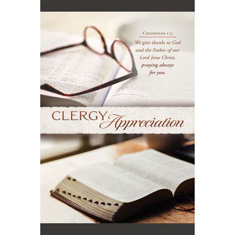 Church Bulletin 11 Pastors Appreciation Col 13 Pack Of 100