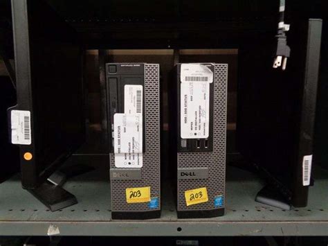 2 -DELL OPTIPLEX 9020 W/ MONITORS - Matthews Auctioneers