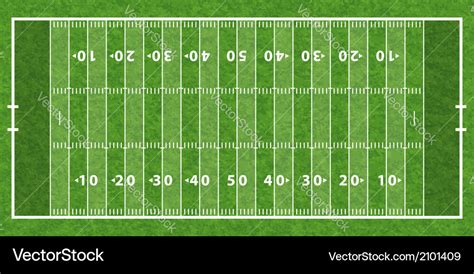 American football field Royalty Free Vector Image