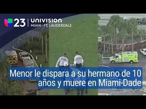 Como Caín y Abel menor le dispara a su hermano de 10 años y muere en