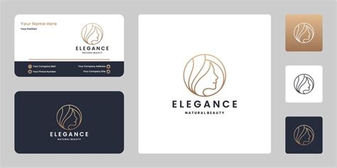 Premium Vector | Elegance woman salon logo design inspiration