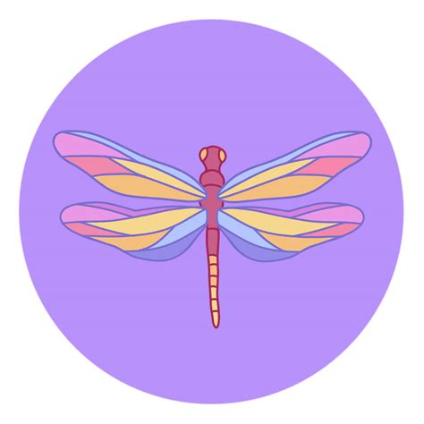 Colorful Dragonfly Hand Painted Needlepoint Stitching Canvas