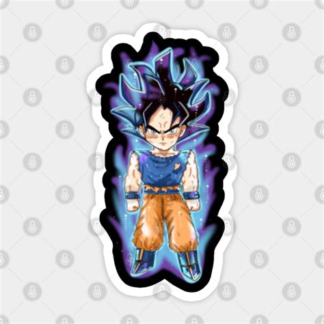 Chibi Goku Ultra Instinct Goku Ultra Instinct Sticker TeePublic