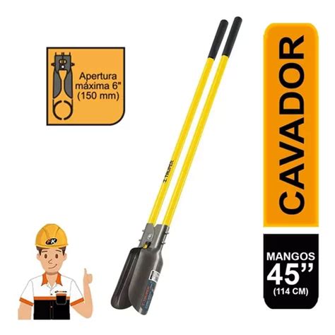 Cavador Mango Fibra De Vidrio Truper Env O Gratis