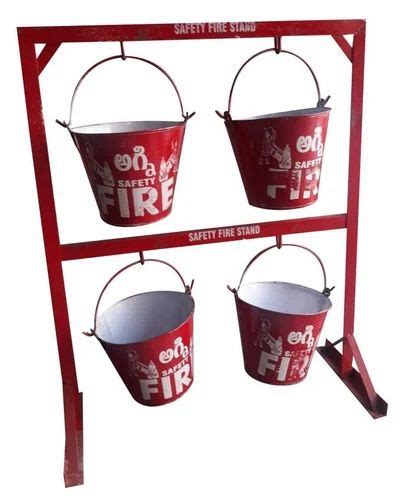 Fire Buckets With Stand At Rs Piece Fire Safety Bucket And Stand