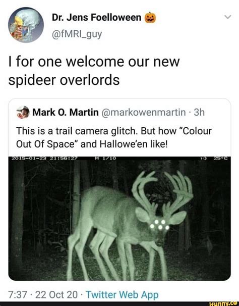 De Jens Foalloween I For One Welcome Our New Spideer Overlords Mark O