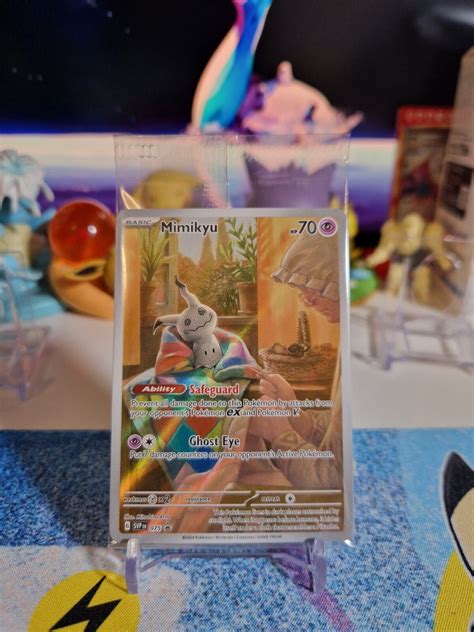 Shiny Mimikyu ETB Promo Card SVP075 Paldean Fates Pokemon TCG