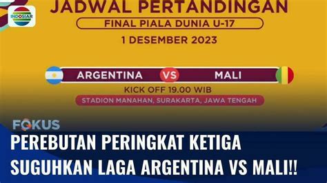 Argentina Akan Hadapi Mali Dalam Memperebutkan Peringkat Ketiga Piala