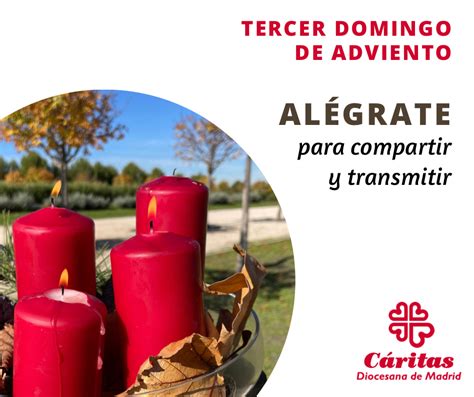 Tercer domingo de Adviento Vivamos la alegría para compartir y