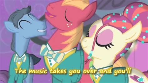 Mlpfim Find The Music In You Lyrics On Screen Youtube