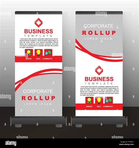 Set vertical roll up banner Imágenes vectoriales de stock Alamy