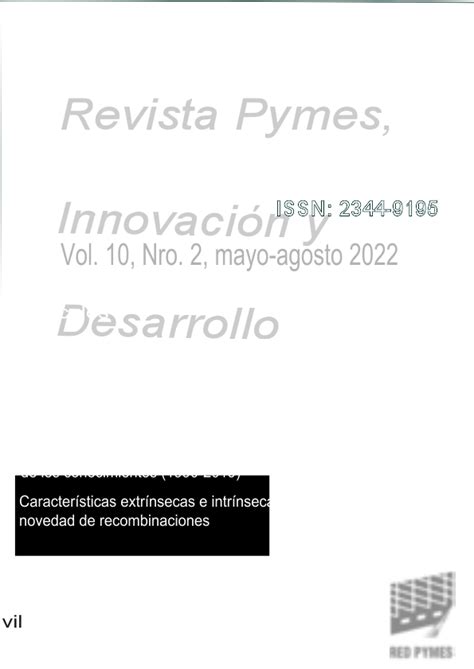 Vol N M Revista Pymes Innovaci N Y Desarrollo Pymes