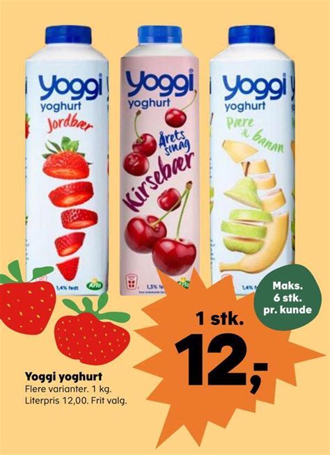 Yoggi Yoghurt Tilbud Hos Kvickly